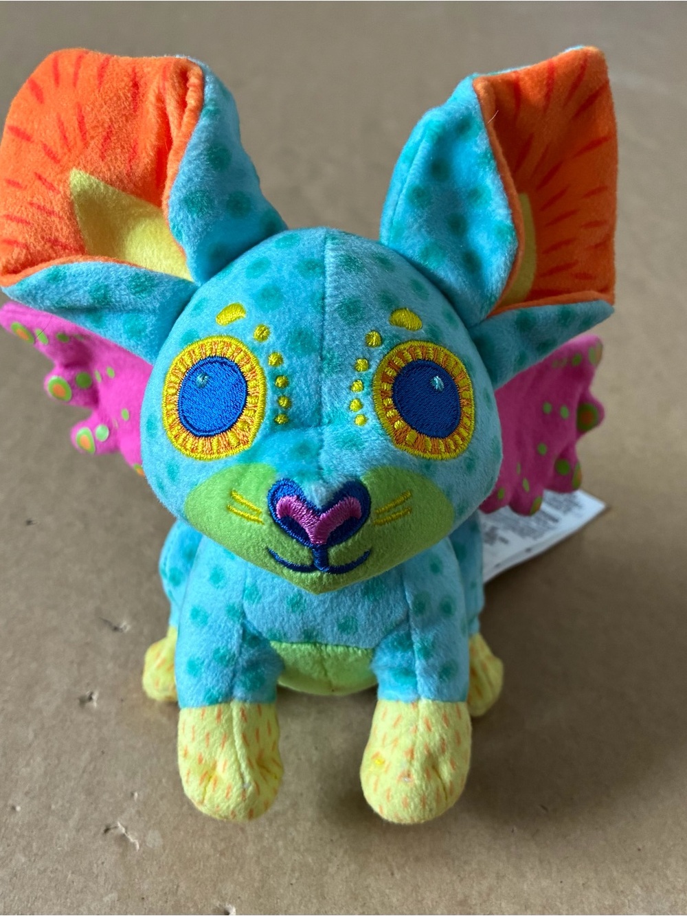 Disney Parks Pixar Mexico Pavilion Coco Alebrijes Blue Magnetic Shoulder Plush